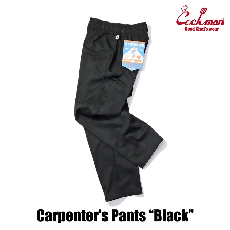 クックマン COOKMAN カーペンターズパンツ Carpenter's Pants シェフパンツ BK 231-43804