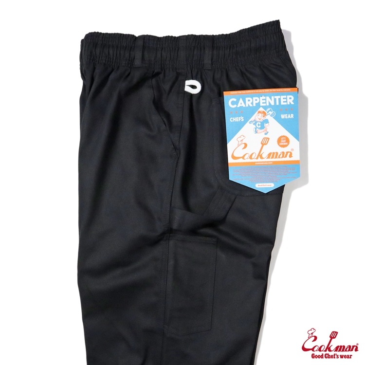 クックマン COOKMAN カーペンターズパンツ Carpenter's Pants シェフパンツ BK 231-43804