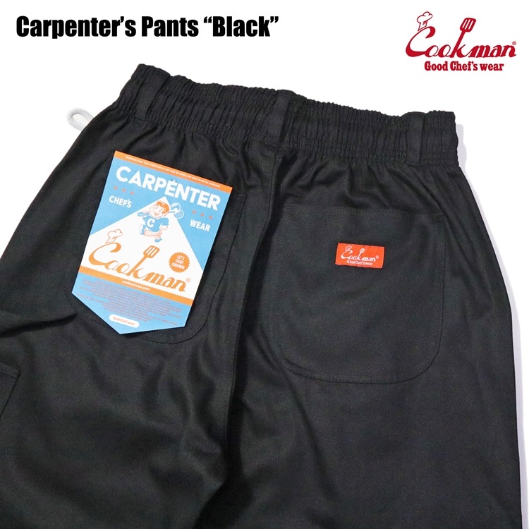 クックマン COOKMAN カーペンターズパンツ Carpenter's Pants シェフパンツ BK 231-43804