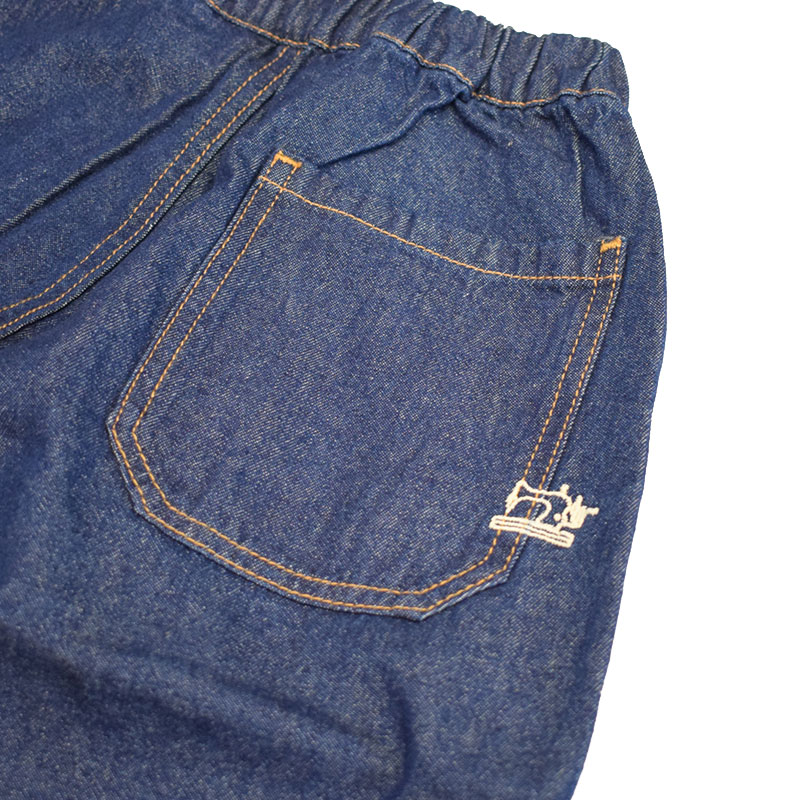 オーシャンアンドグラウンド デニムテーパードタックパンツ 4527002