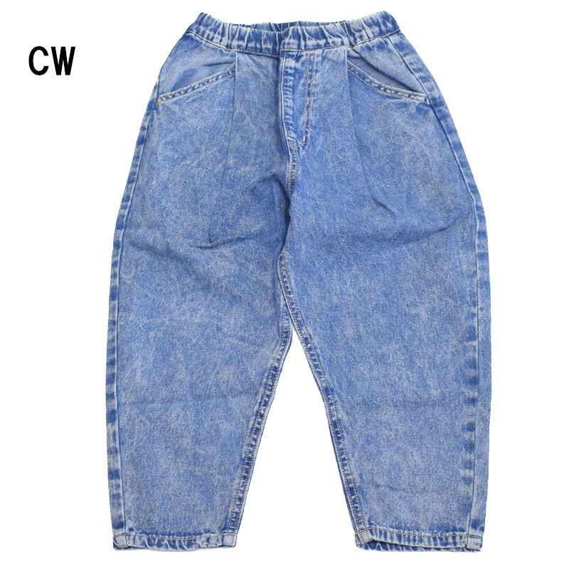 オーシャンアンドグラウンド デニムテーパードタックパンツ 4527002