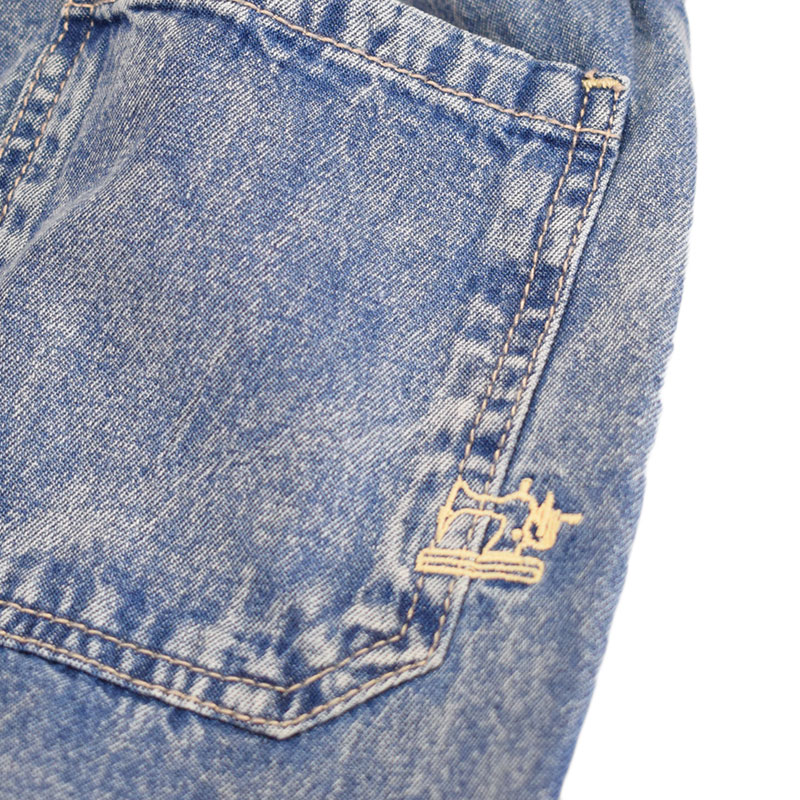 オーシャンアンドグラウンド デニムテーパードタックパンツ 4527002