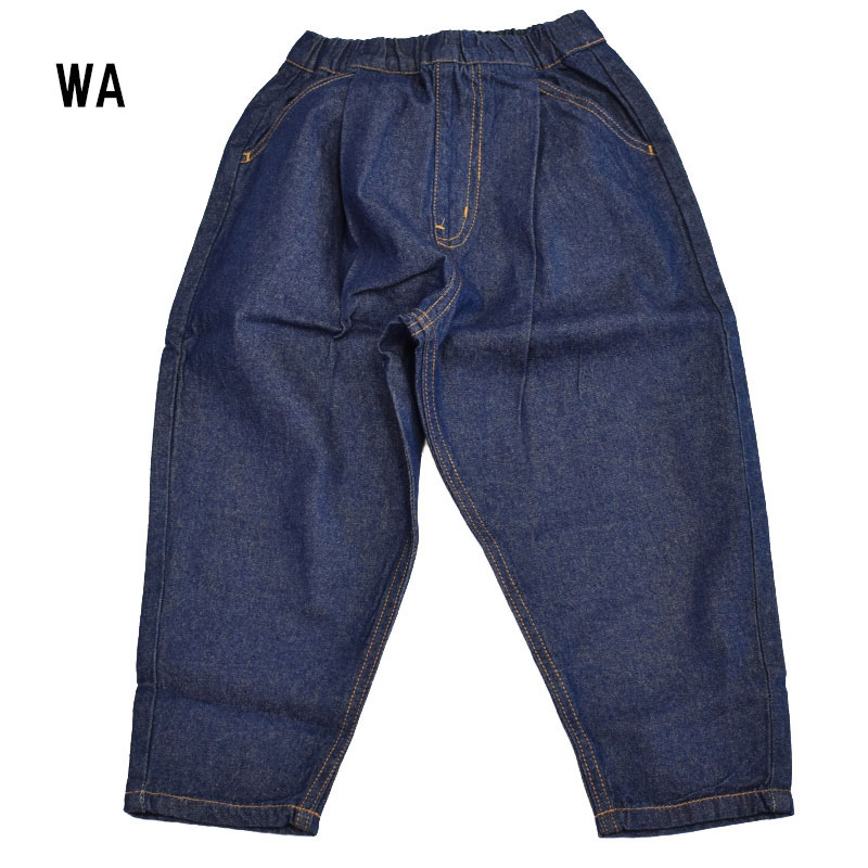 オーシャンアンドグラウンド デニムテーパードタックパンツ 4527002