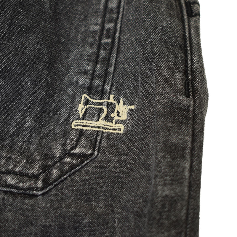 オーシャンアンドグラウンド デニムテーパードタックパンツ 4527002