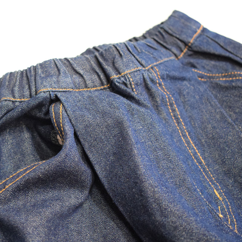 オーシャンアンドグラウンド デニムテーパードタックパンツ 4527002