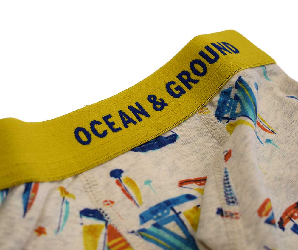 オーシャンアンドグラウンド ボクサーパンツ WIND&SEA イエロー