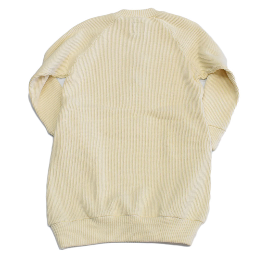 オーシャンアンドグラウンド リブワイドワンピース アイボリー