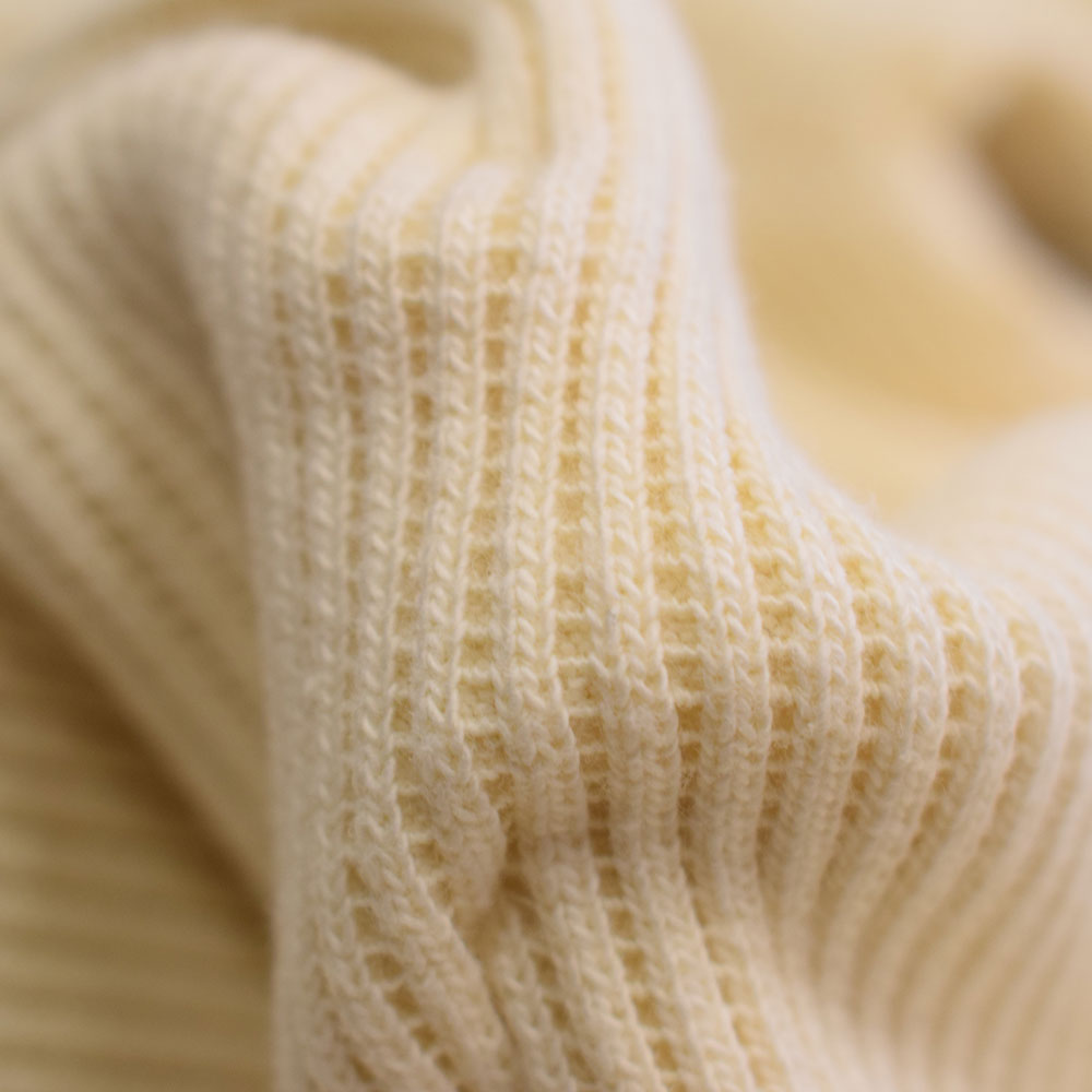 オーシャンアンドグラウンド リブワイドワンピース アイボリー