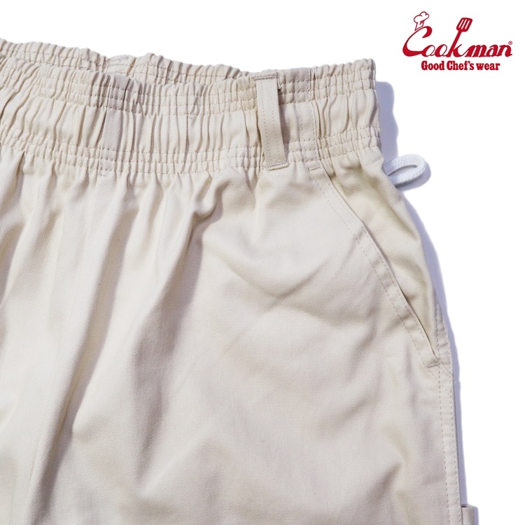クックマン COOKMAN カーペンターズパンツ Carpenter's Pants シェフパンツ クリーム 231-43803