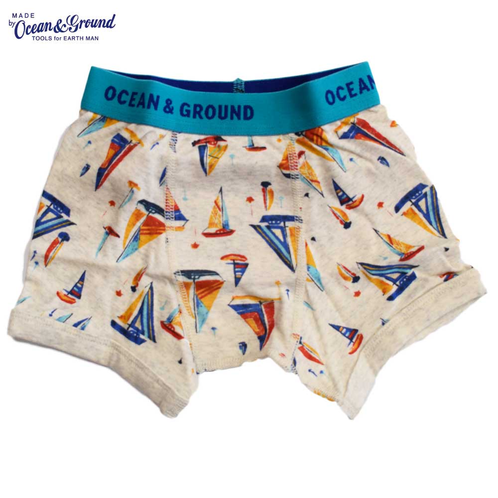オーシャンアンドグラウンド ボクサーパンツ ＷＩＮＤ＆ＳＥＡ レッド