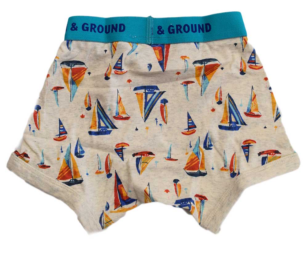 オーシャンアンドグラウンド ボクサーパンツ ＷＩＮＤ＆ＳＥＡ レッド