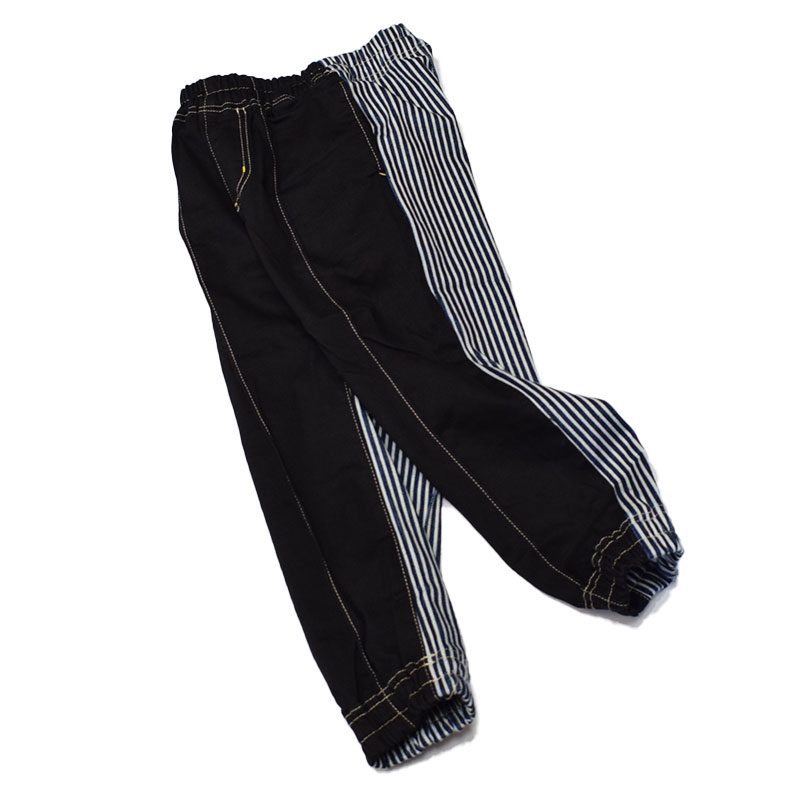 オフィシャルチーム OFFICIALTEAM ブラックデニムピンタックジョガーパンツ ブラック 1225233