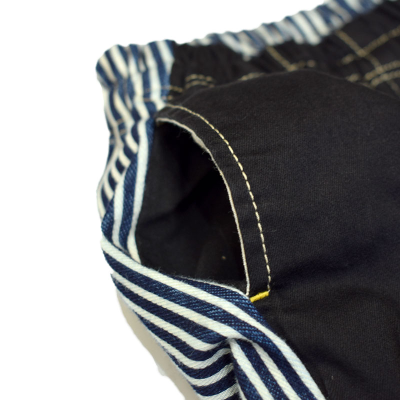 オフィシャルチーム OFFICIALTEAM ブラックデニムピンタックジョガーパンツ ブラック 1225233