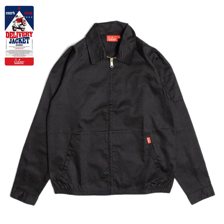 クックマン COOKMAN デリバリージャケット Delivery Jacket Black 231-03428