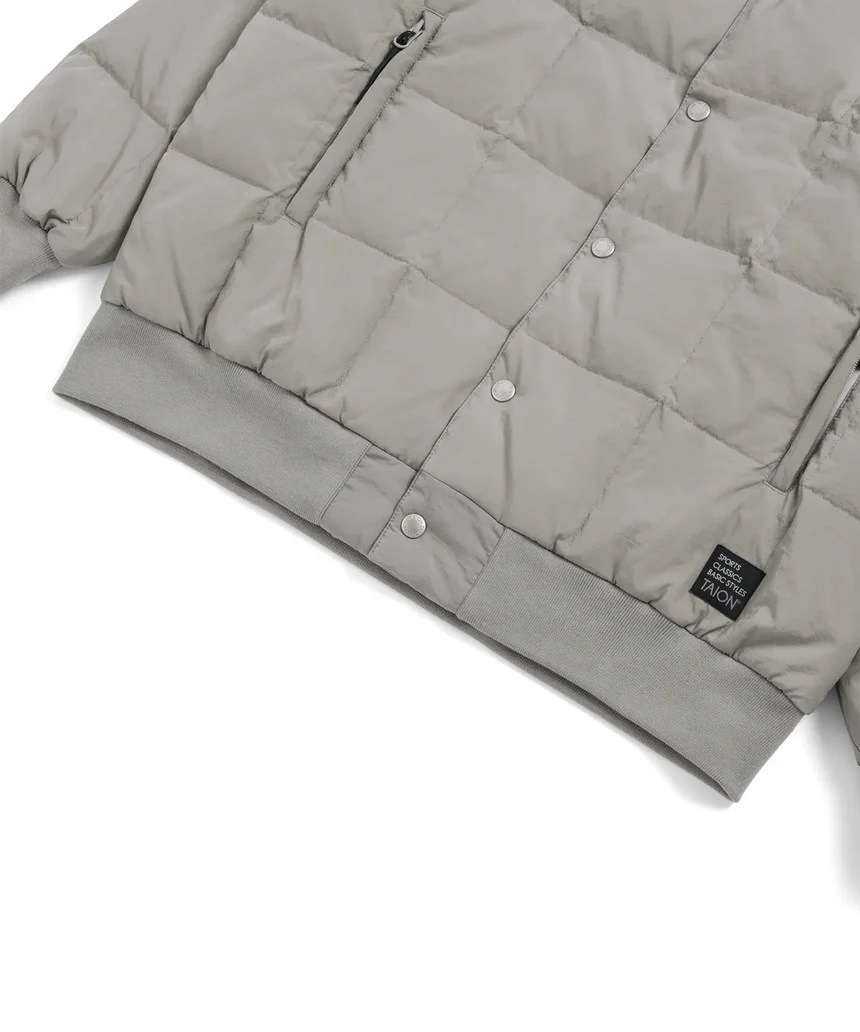 TAION タイオン スポーツクラシック ダウンスタジアムジャンパー ブラック TAION-111BSC