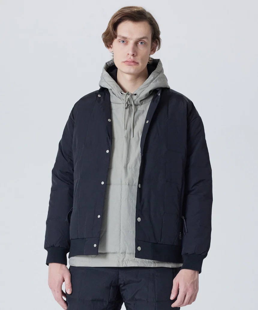 TAION タイオン スポーツクラシック ダウンスタジアムジャンパー ブラック TAION-111BSC