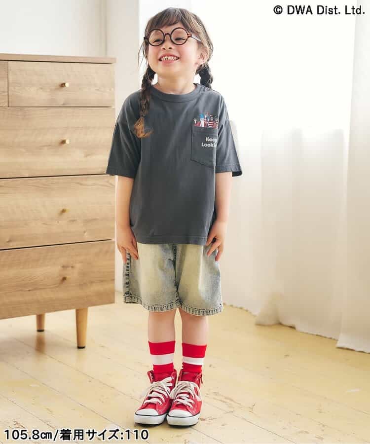 エフオーキッズ FOKIDS ウォーリーをさがせ！ アートTシャツ 半袖Tシャツ 307896