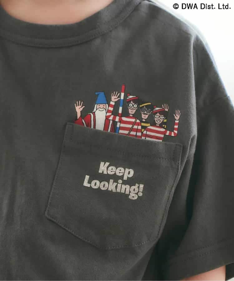 エフオーキッズ FOKIDS ウォーリーをさがせ！ アートTシャツ 半袖Tシャツ 307896