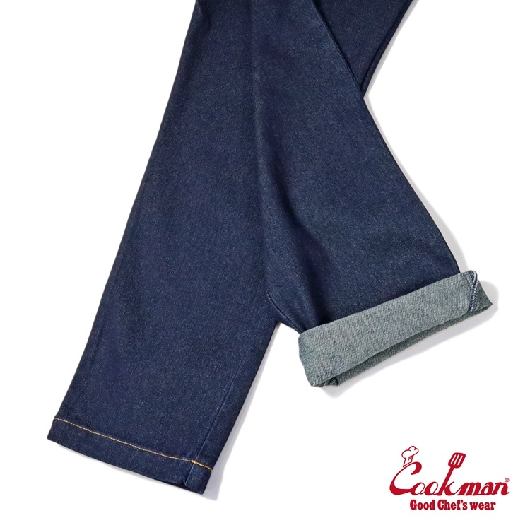 クックマン COOKMAN シェフパンツ デニム ネイビー