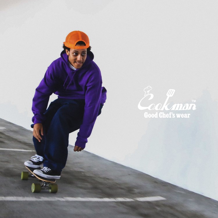 クックマン COOKMAN シェフパンツ デニム ネイビー