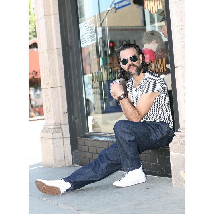 クックマン COOKMAN シェフパンツ デニム ネイビー