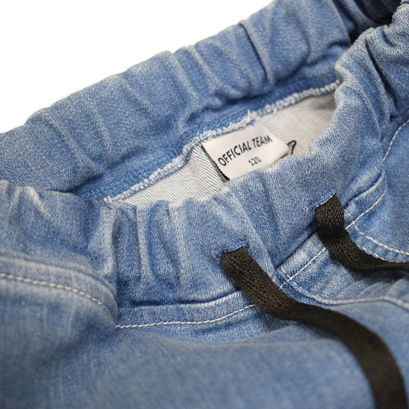 オフィシャルチーム カットデニムスイッチングジョガーパンツ 1125305