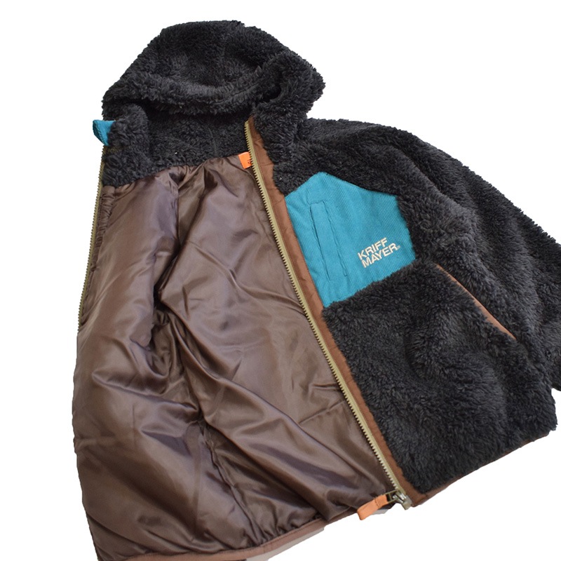 クリフメイヤー キッズ KRIFFMAYER KIDS シャギーボアフードジャケット 2514413