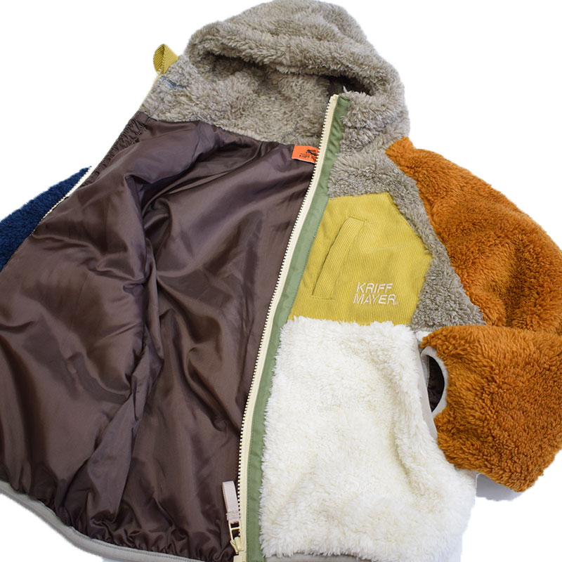 クリフメイヤー キッズ KRIFFMAYER KIDS シャギーボアフードジャケット 2514413