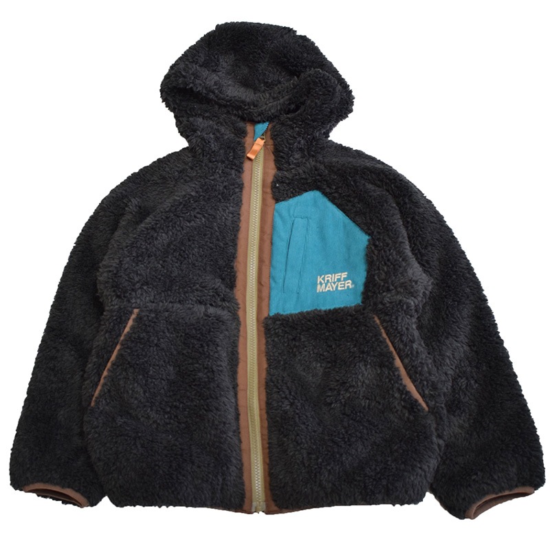 クリフメイヤー キッズ KRIFFMAYER KIDS シャギーボアフードジャケット 2514413