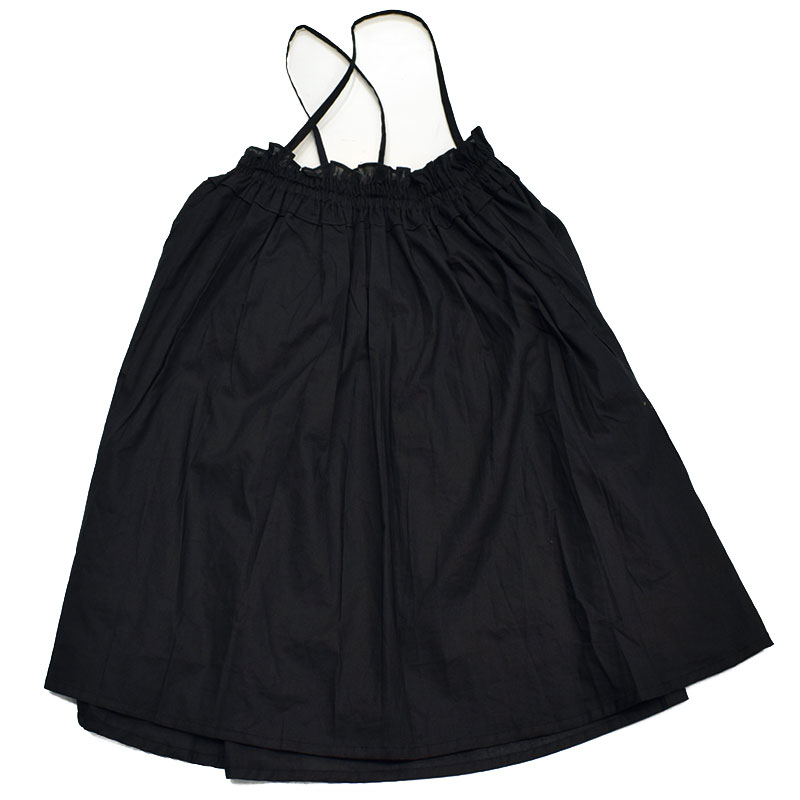 NHT ニコフラート キャミフリルワンピース ブラック