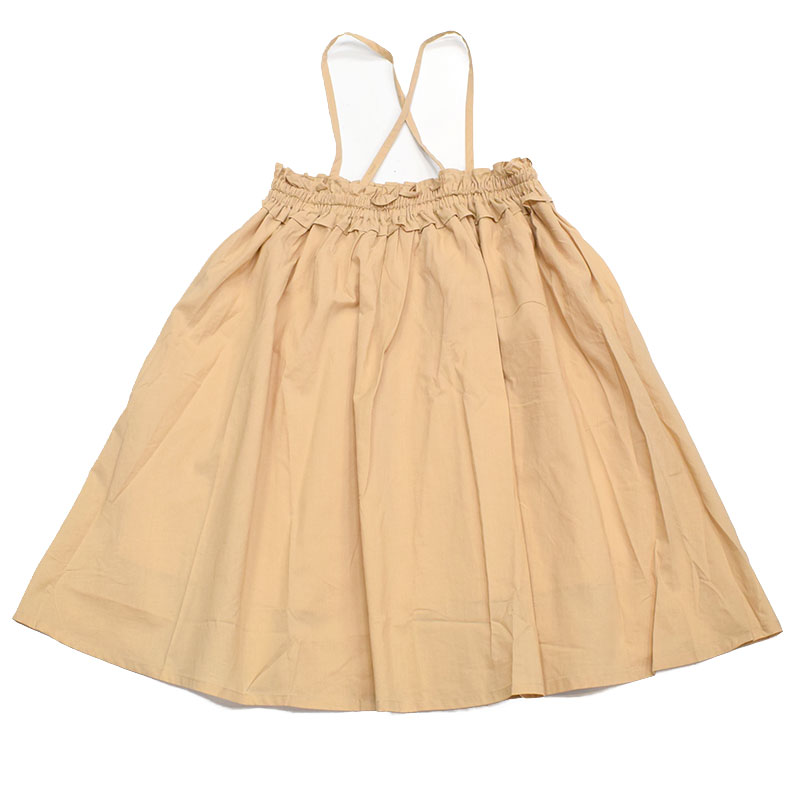 NHT ニコフラート キャミフリルワンピース ベージュ