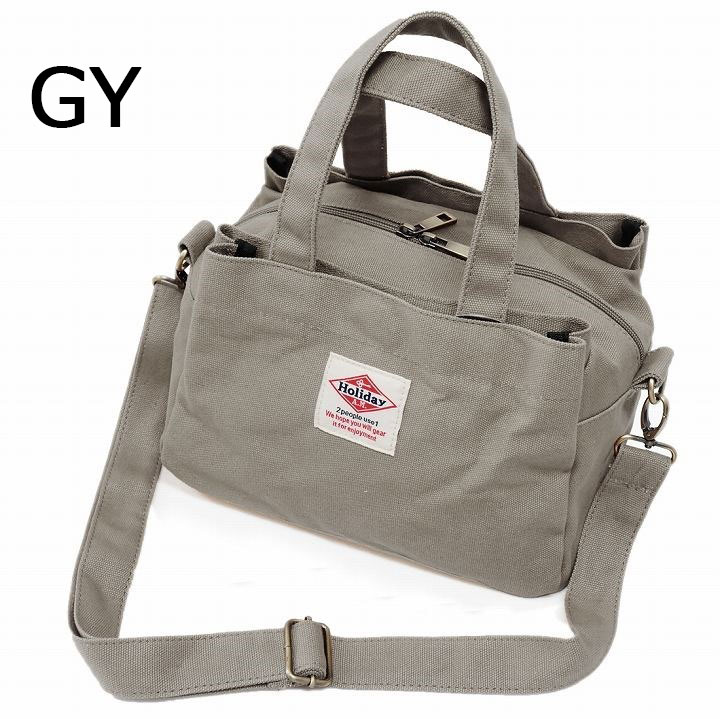 ホリデーエーエム HolidayA.M. 2way キャンバスミニトートバッグ