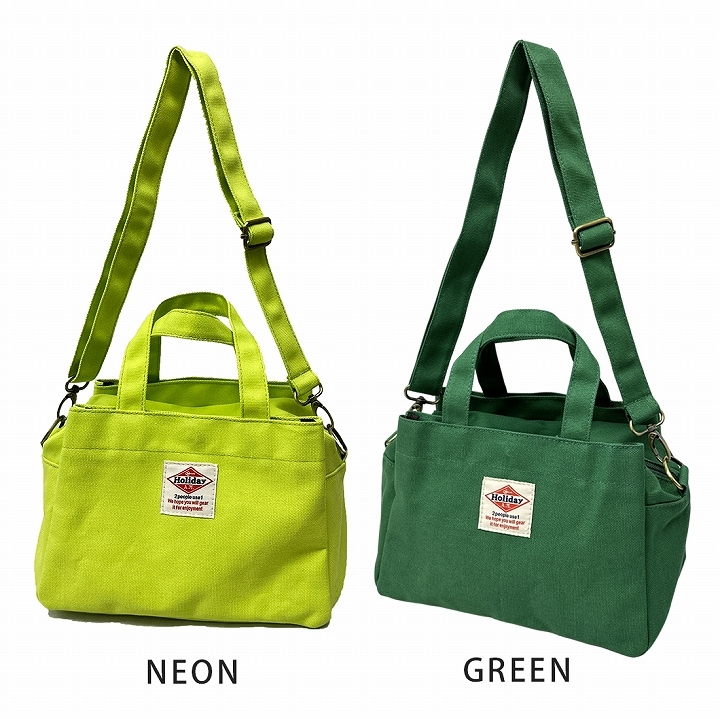 ホリデーエーエム HolidayA.M. 2way キャンバスミニトートバッグ