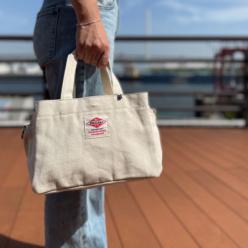 ホリデーエーエム HolidayA.M. 2way キャンバスミニトートバッグ