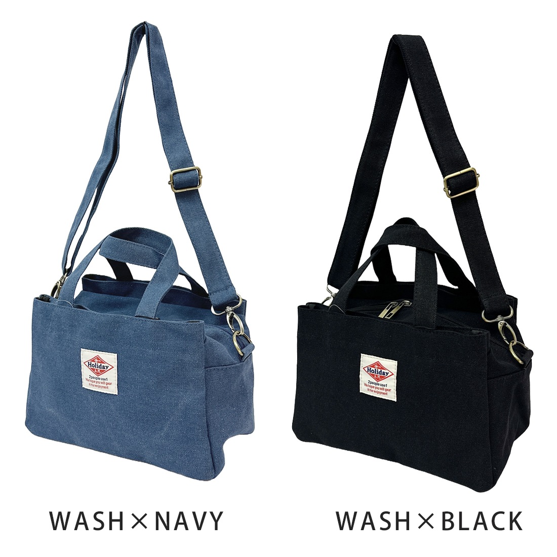 ホリデーエーエム HolidayA.M. 2way キャンバスミニトートバッグ