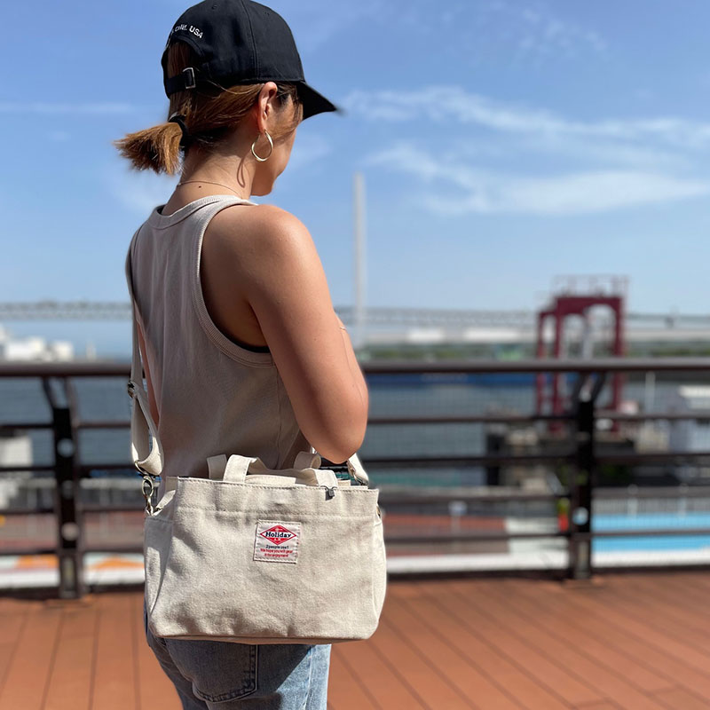 ホリデーエーエム HolidayA.M. 2way キャンバスミニトートバッグ