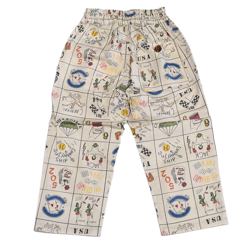 オーシャンアンドグラウンド プリントイージーパンツ 4427009