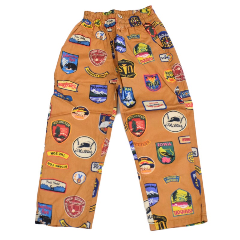 オーシャンアンドグラウンド プリントイージーパンツ 4427009