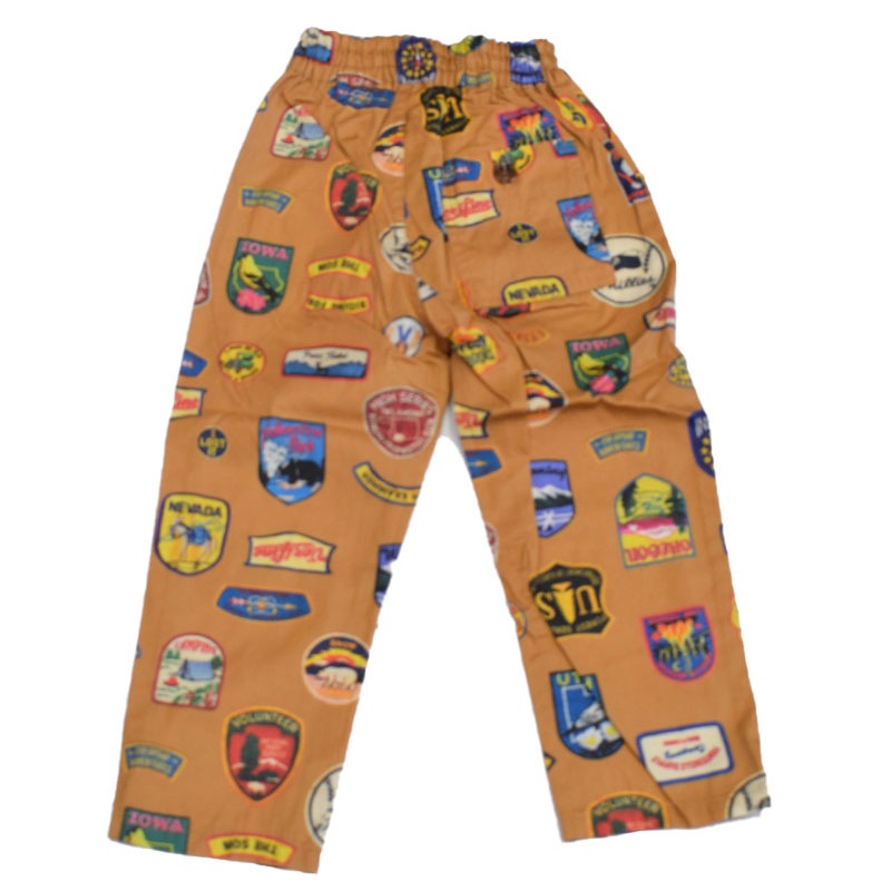 オーシャンアンドグラウンド プリントイージーパンツ 4427009