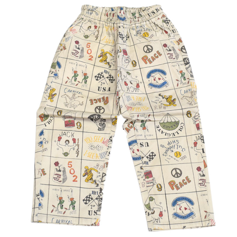 オーシャンアンドグラウンド プリントイージーパンツ 4427009