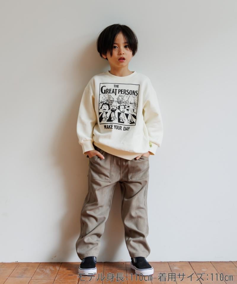 メイクユアデイ MAKEYOURDAY イジンプリントトレーナー 540132