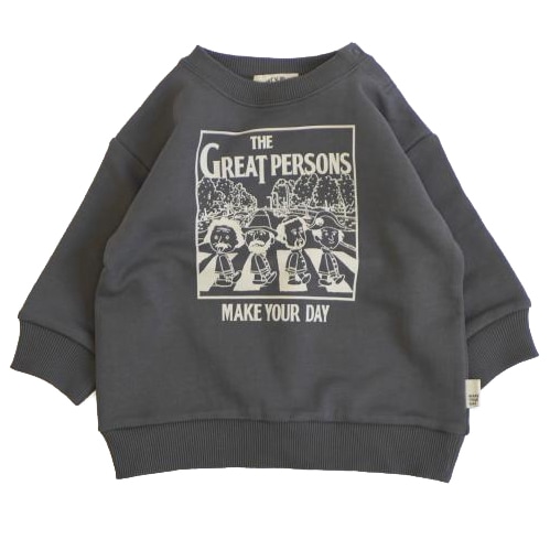 メイクユアデイ MAKEYOURDAY イジンプリントトレーナー 540132