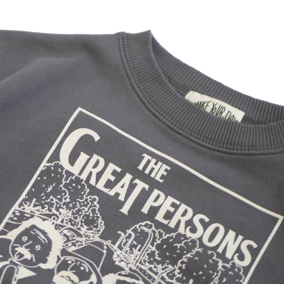 メイクユアデイ MAKEYOURDAY イジンプリントトレーナー 540132