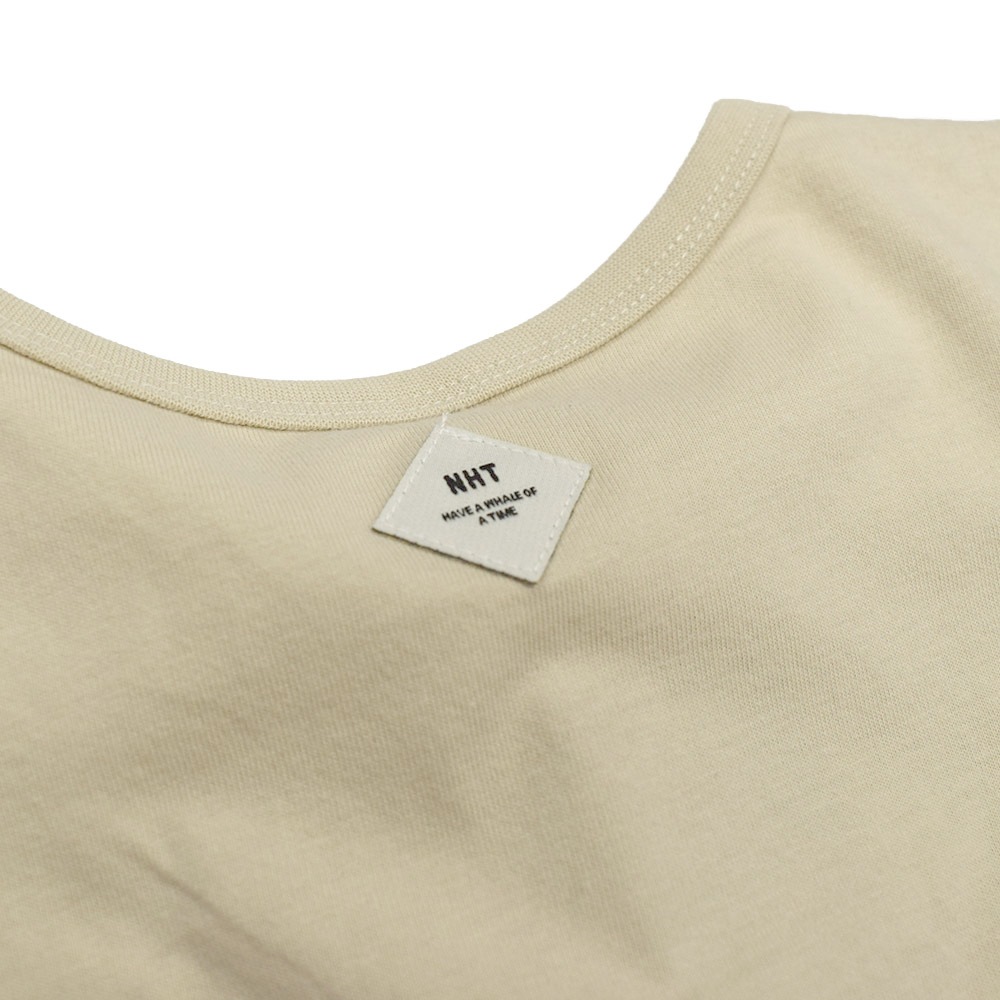 ニコフラート 切り替えフレアーTシャツ サンド