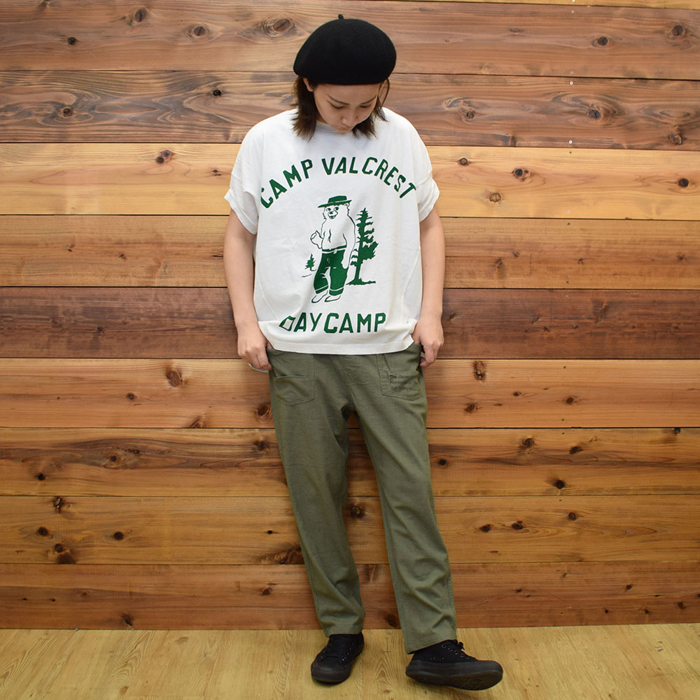 ライム ＬＩＭＥ レディース ドルマンCAMPビッグTシャツ