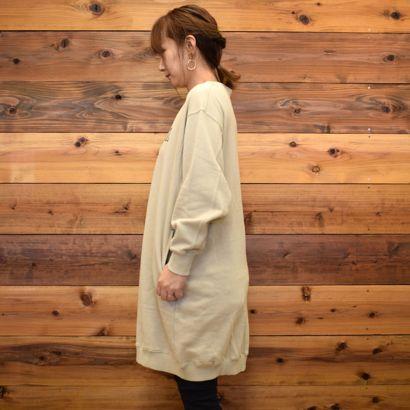 ライム ＬＩＭＥ レディース 裏起毛 ビッグシルエットロングワンピース