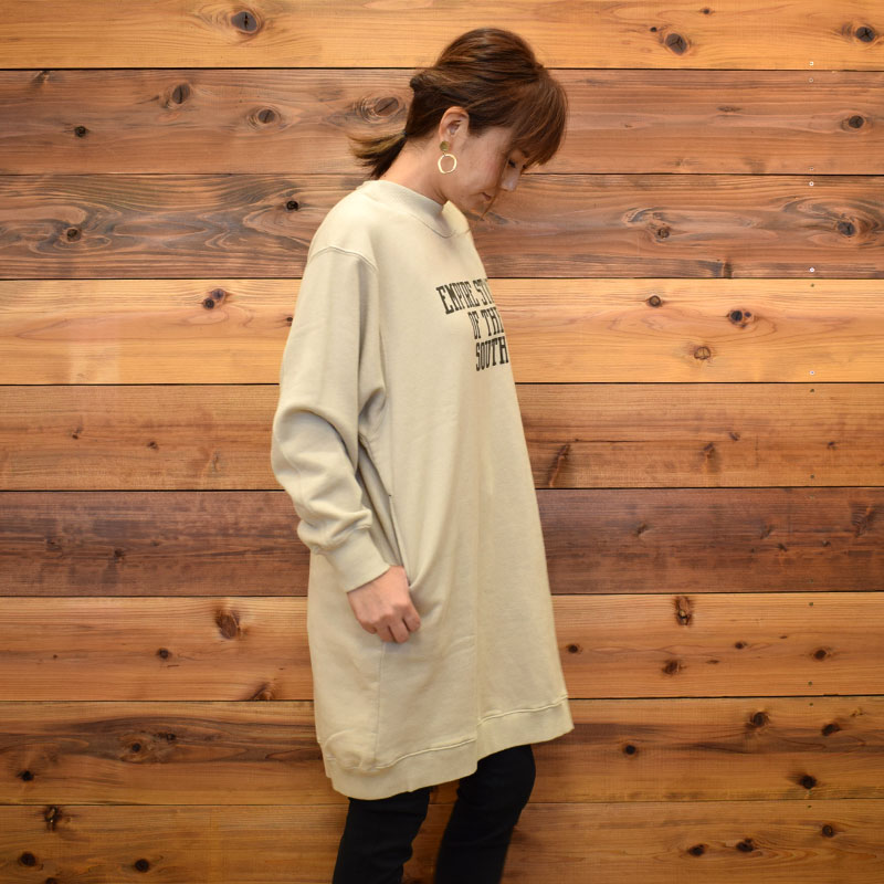 ライム ＬＩＭＥ レディース 裏起毛 ビッグシルエットロングワンピース