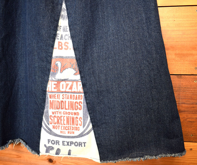 ライム ＬＩＭＥ レディース ミリタリースカート フィードサック切り替え