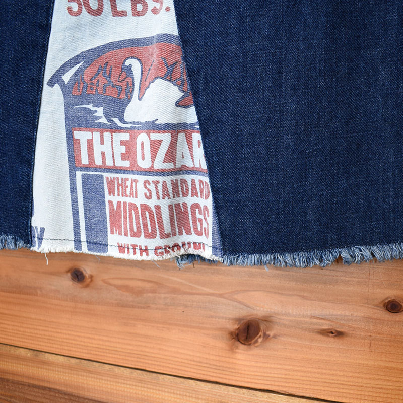 ライム ＬＩＭＥ レディース ミリタリースカート フィードサック切り替え