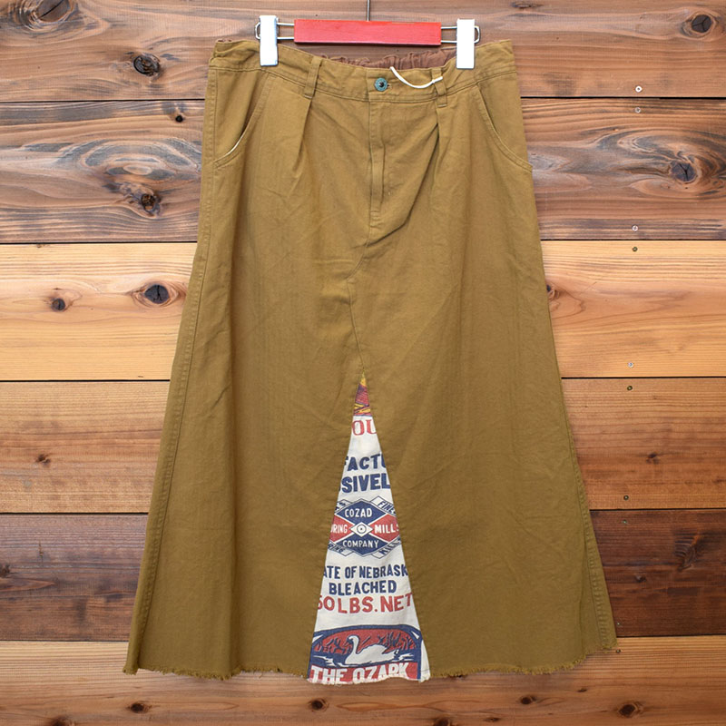 ライム ＬＩＭＥ レディース ミリタリースカート フィードサック切り替え